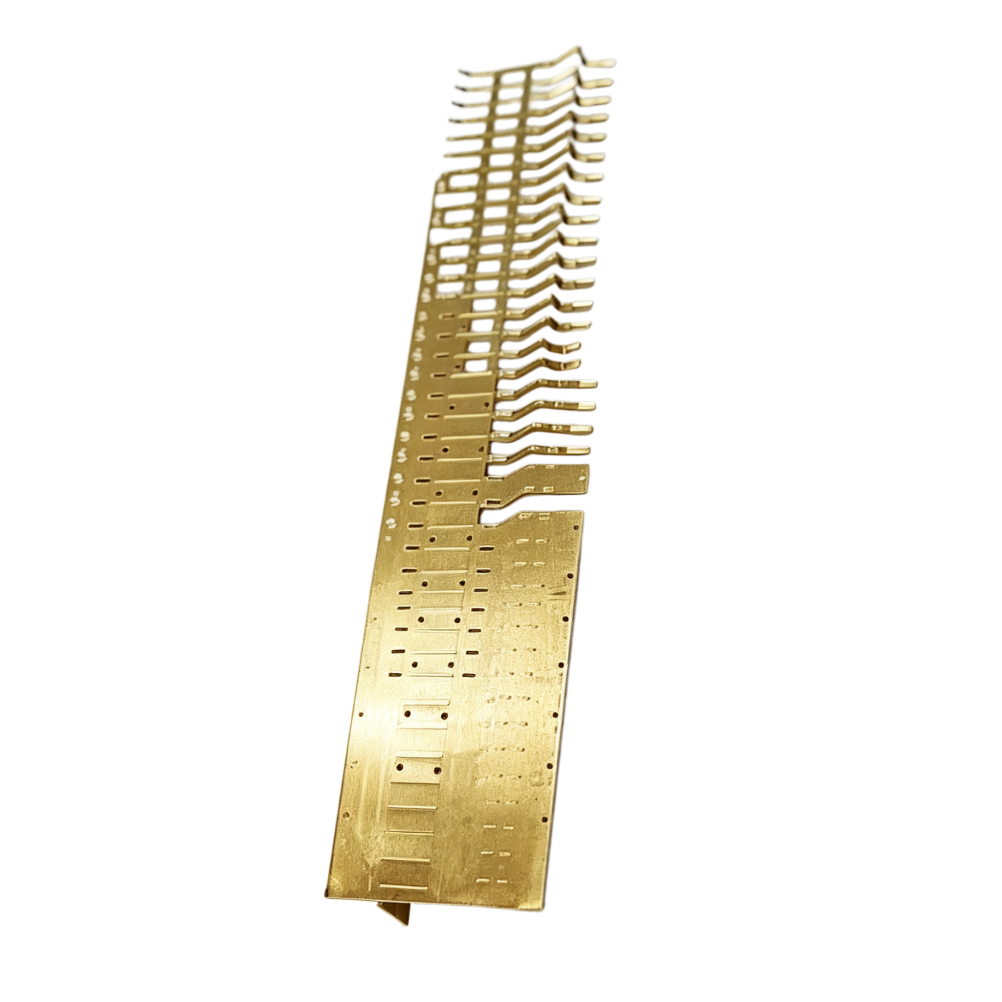 High-Speed Precision Metal Stamping Copper Terminal with ±0.01mm to ±0.03mm Dimensional Tolerance