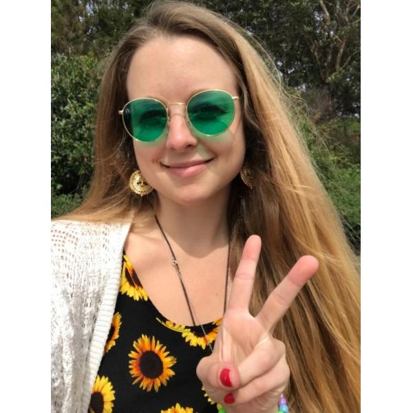 Eyewear терапией зеленого цвета 125*50*45mm для поднимать ваши духи