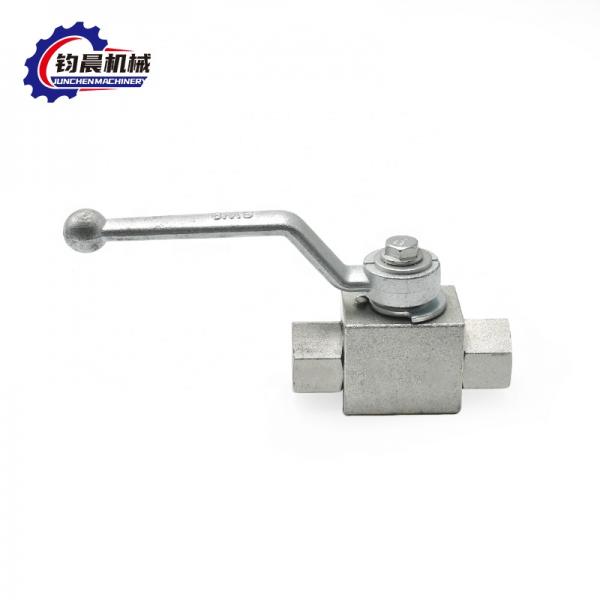 Customized Zweiwege-Kugel Hahn KHB-G1/4 Serie Hydraulischer Hochdruck Port Size