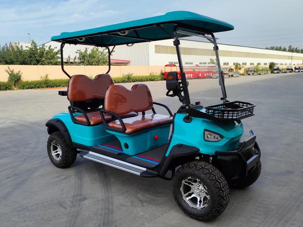 Fabrica Feito Estrada Legal Vermelho Bateria de Lítio Potência Elétrica Carrinho de Golf 2 4 6 8 Carrinho de Golf de 8 lugares Pode ser personalizado