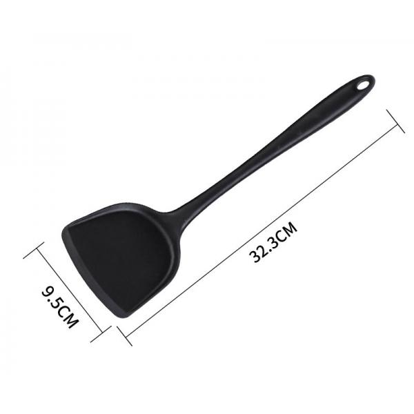 Non-Stick 2Pcs Kitchen Silicone Shovel Heat Resistant Silicone Kitchen Utensil Sets