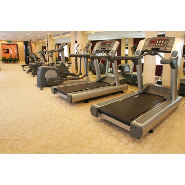 Коридор фитнеса отрезал половики зоны кучи с затыловкой нейлона ПКВ 80% шерсть 20%