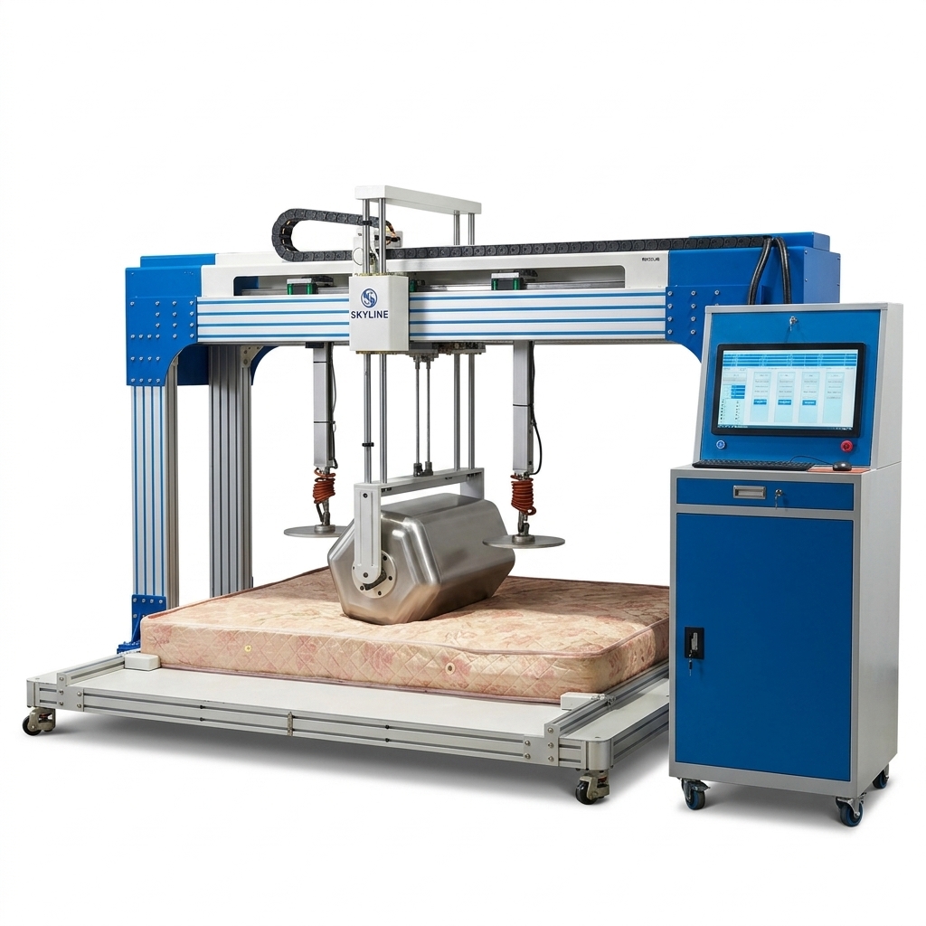 Mattress Durability Tester EN 1957 Automatic Lubrication System PC And PLC Control SL-T07P