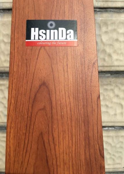 Metal Finish Wood Grain Powder Coating , Recyclable Epoxy Polyester Powder Coating