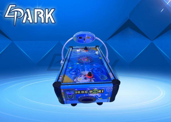 Turbo Hoki Kids Air Hockey Race Arcade Game Machine With Wooden Cabinet Metal Frame