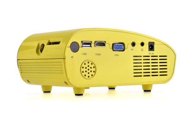Color Package Video Projector HDMI USB VGA Compatible For iPhone Android Phone Good Price