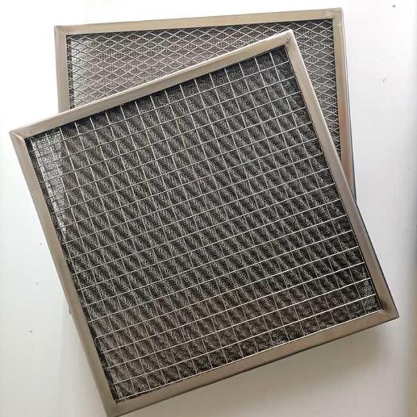 SS201 SS304 Wire Mesh Demister 15cm Hole Shape High Temperature Resistance