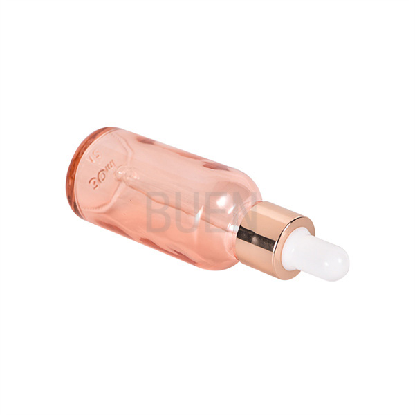 Rose Gold Dropper Bottle Packaging Glass Small Dropper Bottles 1oz