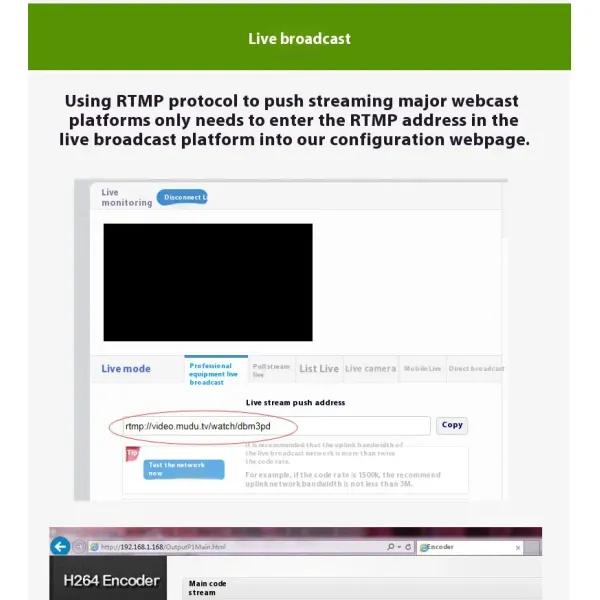 4K HDMI Ultra HD Live Video Encoder For High Definition Live Streaming