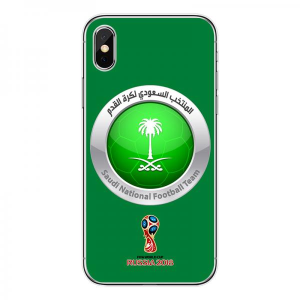 World Cup theme phone case for iphone 7 / 8 /X tpu printing cell phone phone shell
