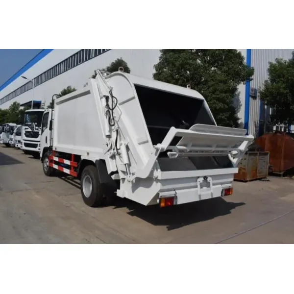 ISuzu 600p 5m3 6m3 8m3 Garbage Compactor Truck Rear Loading Rubbish Waste Collector Truck