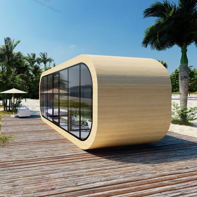 Materiais fortes Placa de alumínio Moderno design Apple Cabin Office Pod para casas elegantes