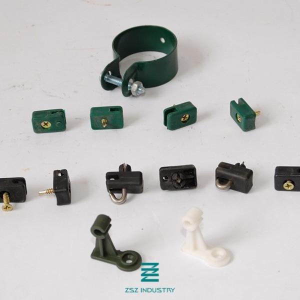 Pole Anchor Galvanized Fence Fittings Clamp Fence Clip 60x40mm ISO9001 Certificate