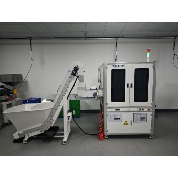 Máquina de inspecção visual de mesa de vidro duplo DenT com dispositivo de alimentação 300L