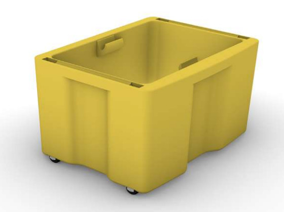 8 a 10 mm de espesor Moldeado por rotación de aluminio OEM Moldeados por rotación para contenedores de entrega a domicilio o cajas de rotación UV/a prueba de caídas