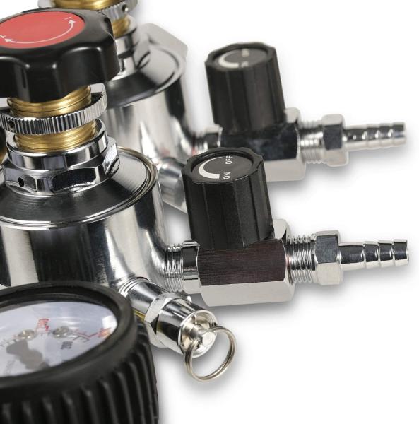 Customized Outlet Nut Screw Beer Keg CO2 Regulator with Safety Pressure Relief Valve