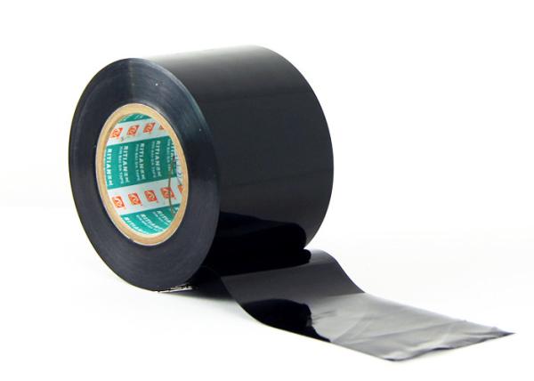 Medium Adhesive Aluminium Protective Film Black / White Color With Print Logo