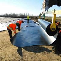 Acuacultura Granja de peces Geomembrana impermeable con revestimiento de geomembrana de HDPE Barrera impermeable para presa, granja de peces, estanque, piscina, tanque