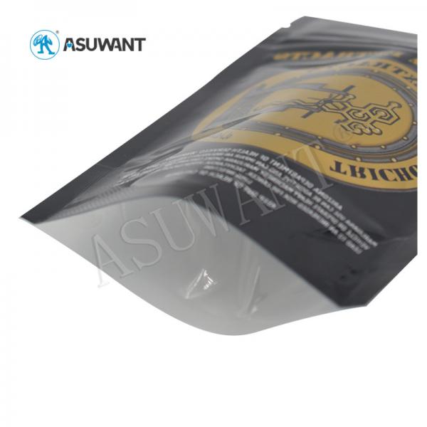 Washable Heat Seal Clear Mylar Smell Proof Zipper Bags Packaging Gravure Printing