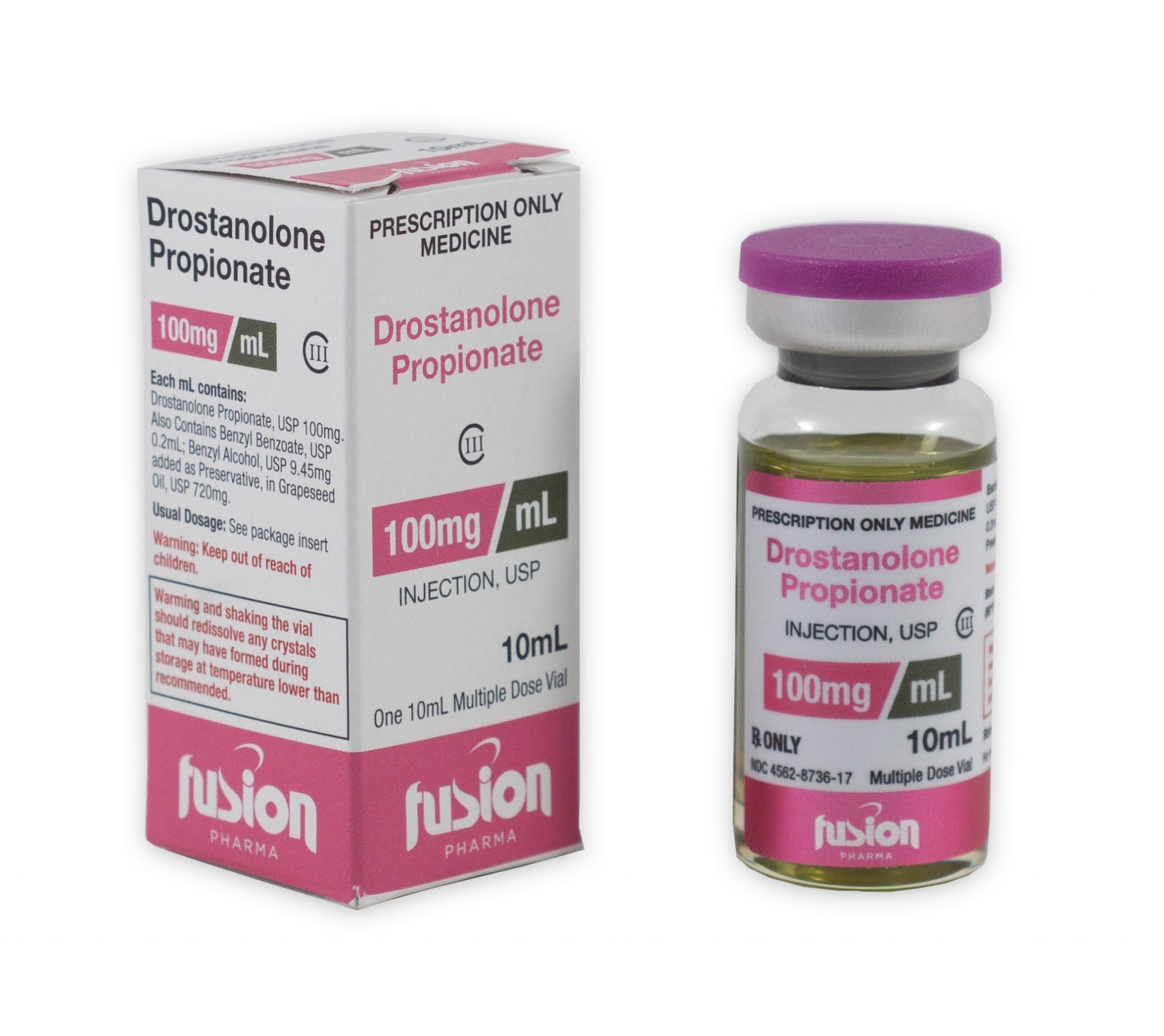 Fusion Pharma Голографическая этикетка флакона 10 мл с различными названиями и цветами продукта