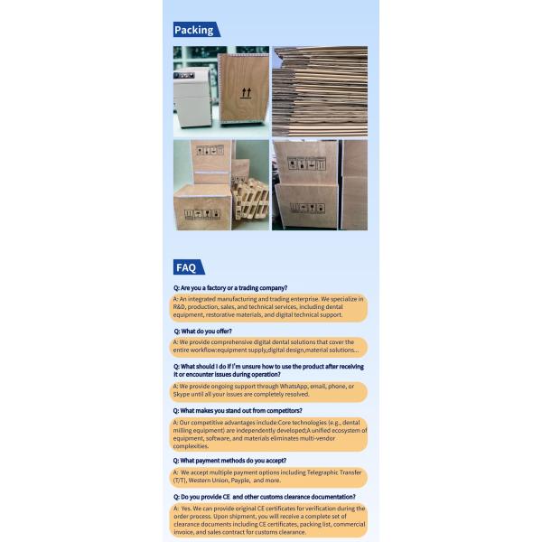 SK-5C Industrial Intelligent Dental Milling Machine 60000RPM Dental Lab Suction