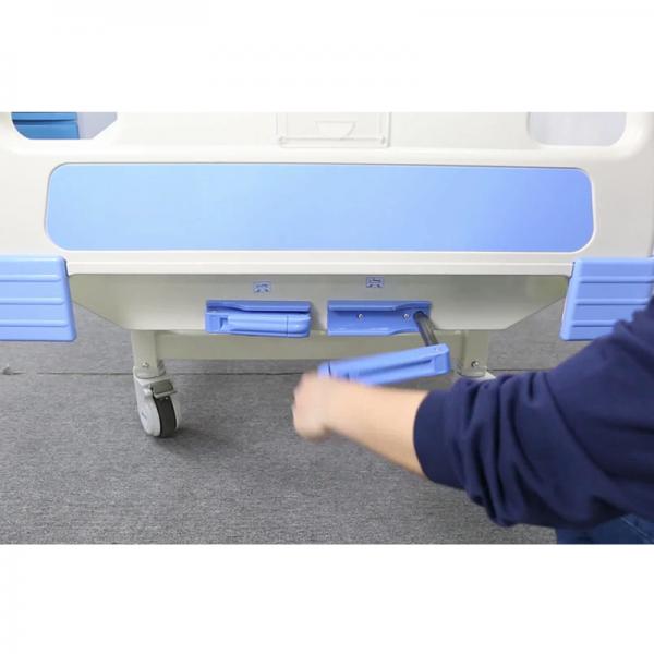 Нержавеющая сталь кровати ручной больницы кровати стационарного больного функции Хф-818 3 складывая