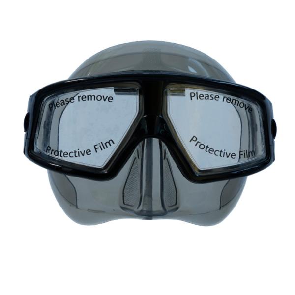 Resin Lens Silicone Scuba Diving Defogging Snorkel Mask Lightweight For Adults