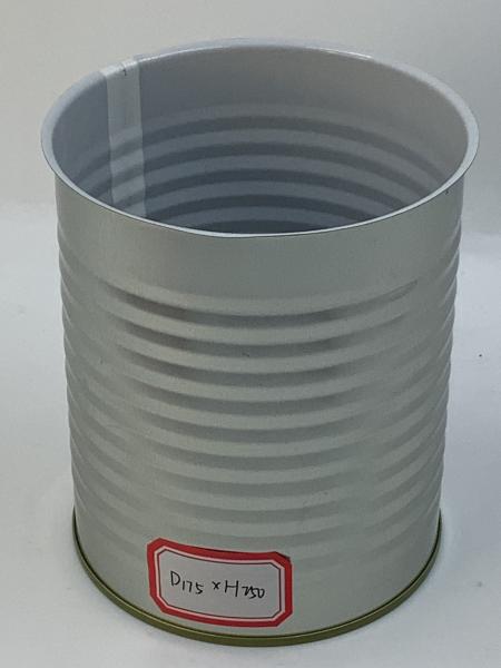 175mm Three Piece Tin Food Containers 3KG Capacity Customizable Printing