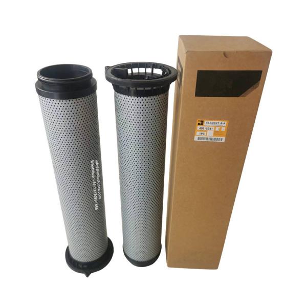 China Manufacturer glass fiber  Hydraulic oil Filter 491-5241 for truck engine parts