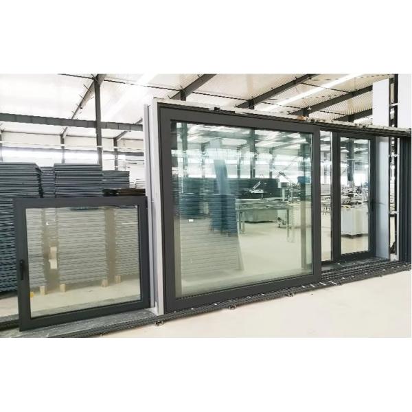 Heavy Duty Aluminum Air Tight Glass Sliding Door Modern Design Style with Thermal Break