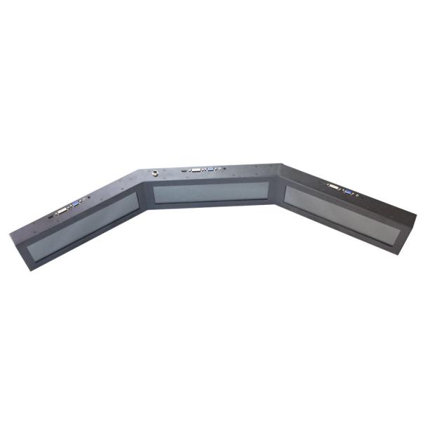 None Touch 500nits 12.3inch Narrow Panel Industrial Monitor FCC