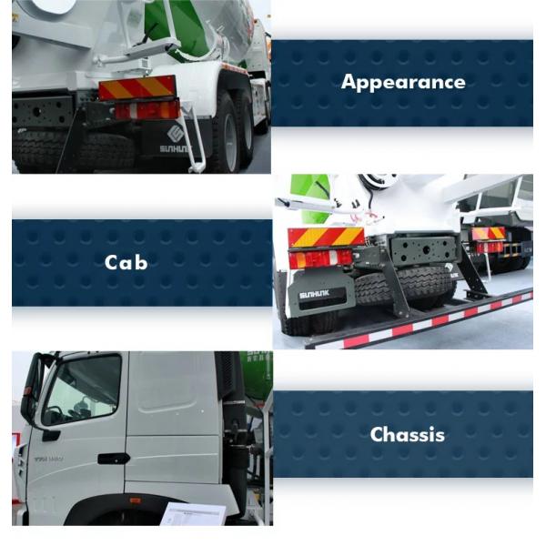 Heavy Duty Euro 2 371HP Mini Concrete Truck 6x4 10 Wheels 8CBM HOWO A7