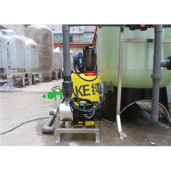FRP Pretreatment Tank Ro Water Treatment Plant Reverse Osmosis With CIP & Pump