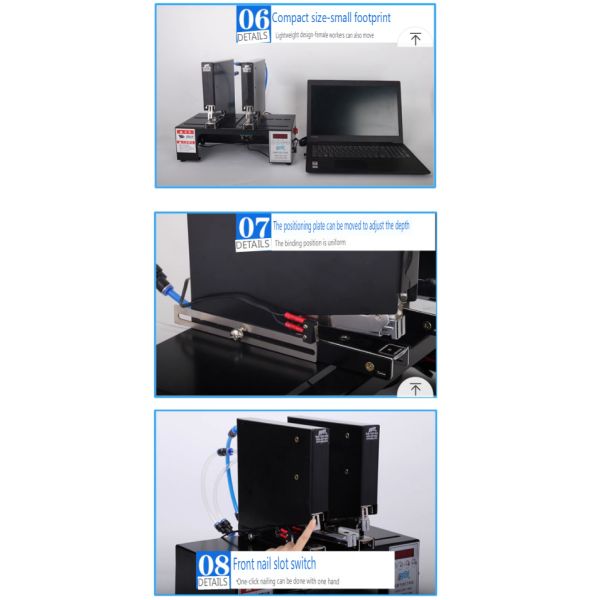 Stapler  Air Stapler  Three Head Pneumatic Stapler