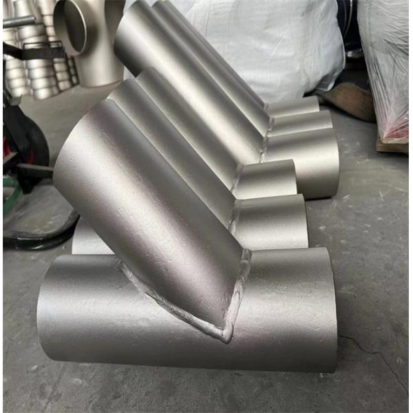 JIS XXS High Pressure Steel Pipe Fittings 45 Degree Y Branch Pipe Fitting Lateral Tee