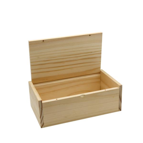 Unfinished Pine Wood Jewelry Display Cases Personalised Jewellery Box With Locking