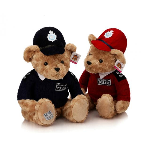 police teddy bear, police bear plush toy bear