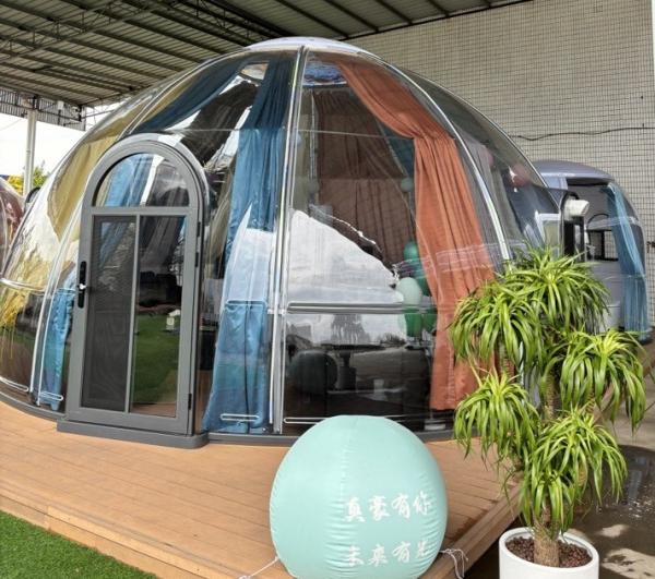 Clear Igloo Tent PC Bubble Geodesic Dome Polycarbonate Tent for Outdoor Glamping for Park Application and Container Houses