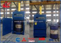 Waste Oil Drums Crusher Compactor , 11kW Motor Hydraulic Press Machine WANSHIDA