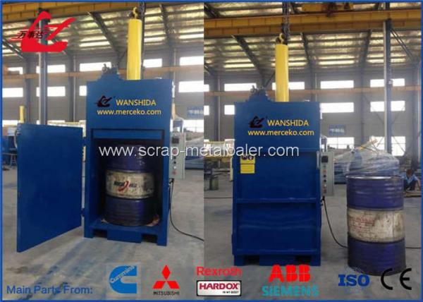 Compressor do triturador de cilindros do óleo Waste, máquina WANSHIDA da imprensa hidráulica do motor 11kW