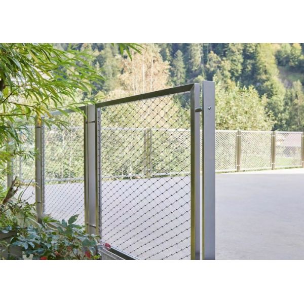OEM Bridge Fencing Upgrade Reliable Metal Rope Mesh For Long term Outdoor Service