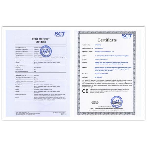 Huge Inflatable Water Park Adults Inflatable Flying Fish Tube For Funny