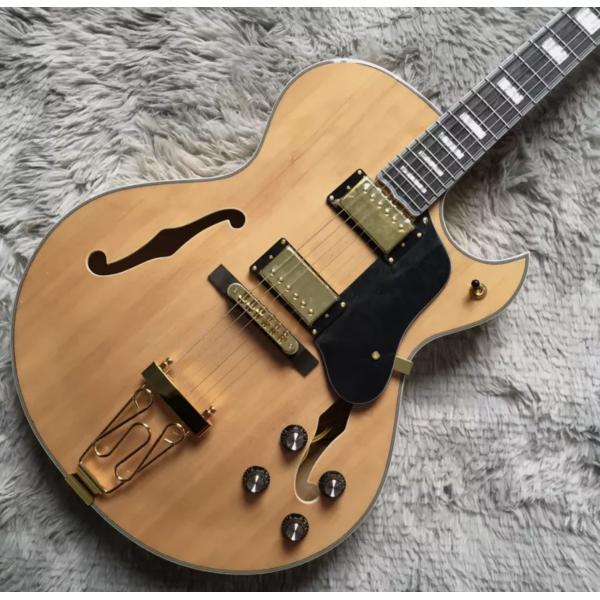 Custom Byrdland Electric Guitar Spruce Top Archtop Gold Hardware