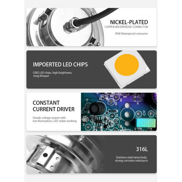 Сад 850LM 9W SS316L водоустойчивый привел свет приведенный ландшафта VDE светов земной