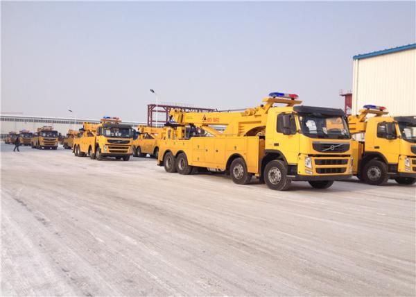 Two Persons' Diesel Fuel Heavy-duty H Series Safety Road Wrecker Truck