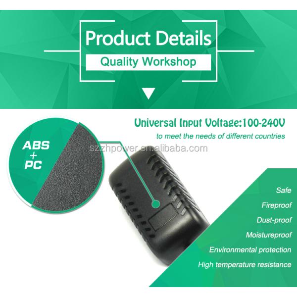 100%PC International Adapter with Interchangeable Plug 30W 36W AU US EU UK Stock 5V 9V 12V 24V 1.75A 3A Travel Adaptor DC