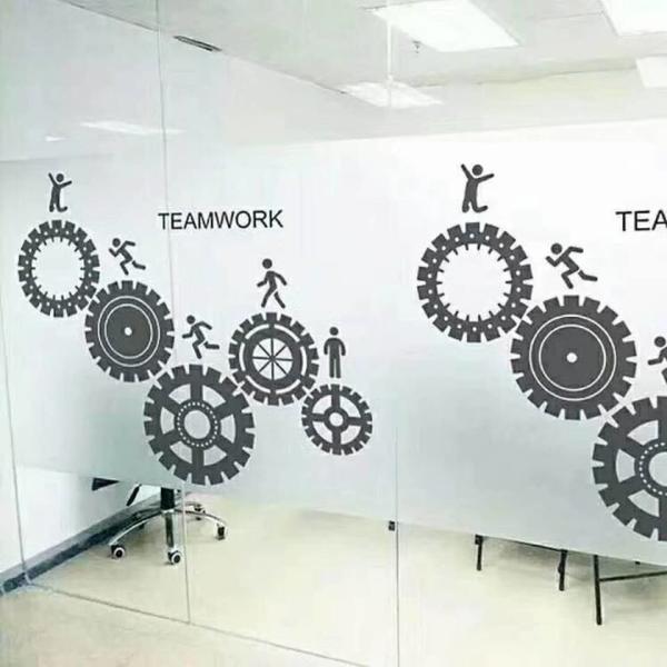 Frosted 1.22x50m Decorative Privacy Window Film Safety Flat Waterproof