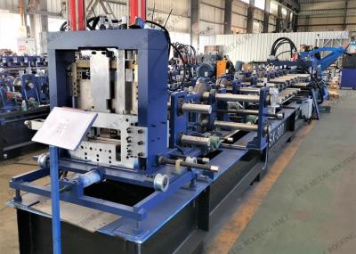50HZ Automatic Purlin Roll Forming Machine 380V C And Z Purlin Machine PLC