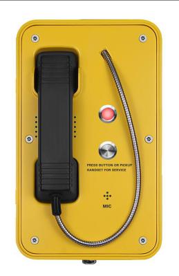 Auto telefone IP67 marinho com luz indicadora, interfone industrial de mineração do SOS