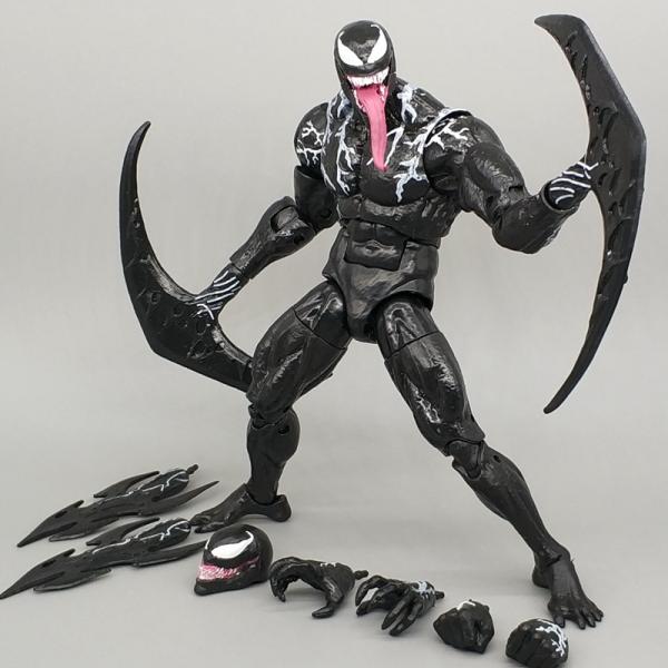 20cm Fantastic Spider Man Venom 2 Movies Vampire Gwen Miles Super Mobile Model 7-inch Gift